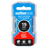 Sutton - Holesaw H127 Tct Multi-Purpose 19mm (3/4) Yellow | H1270190