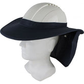 Maxisafe Hat Brim with Neck Flap | HBS558 Navy Blue