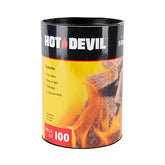 HOT Devil - Fire Lighters Natural 100 Pack Barrel