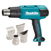 Makita Tools - 50-650 Variable Degree Heat Gun 2000W with 4 piece nozzle set | HG6530VKIT