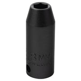 Action 8mm 3/8" Drive 6-point Metric Deep Thin Wall Impact Socket