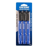 Kincrome - Paint Marker Bullet Tip 3 Piece Black | K11834