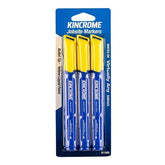 Kincrome - Paint Marker Bullet Tip 3 Piece Yellow | K11835