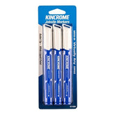 Kincrome - Paint Marker Bullet Tip 3 Piece White | K11836