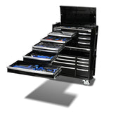 Kincrome CONTOUR® Workshop Tool Kit 480 Piece 17 Drawer (42") Black | K1957B