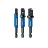Kincrome Impact Socket Driver Adaptor Mixed Pack 65mm 3 PieceK21513