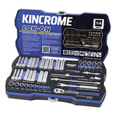 KINCROME LOK-ON Socket Set 45 Piece 1/4" Drive - Metric & Imperial | K27003