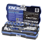 KINCROME LOK-ON Socket Set 19 Piece 3/8" Drive - Metric | K27010