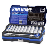 Kincrome LOK-ON Socket & Extension Set 13 Piece 3/8" Drive - Metric | K27056