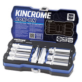 KINCROME LOK-ON Socket Set 9 Piece 1/2" Drive - Metric | K27058