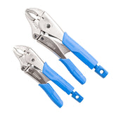 Kincrome - 2 Piece Soft Grip Curved Jaw Locking Plier Set | K40075