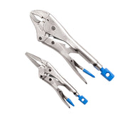 Kincrome - 2 Piece Curved Jaw & Long Nose Locking Plier Set | K40076