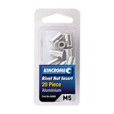 Kincrome Rivet Nut Insert M5 (Aluminium) - 20 Pack | K4905