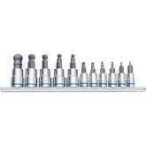 Kincrome Ball-End Hex Socket Set Short Series 11 Piece 1/4 & 3/8 Drive - Metric | K5423