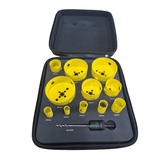 Starrett - Bi-Metal Fast Cut 11 Pc Electricians Kit with Kwik Change Arbors | KFC11133PROMO