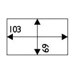 Weldtronic - Lens Inner 103x69 Pk.5 (700235) | CL10369-5
