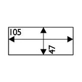 Weldtronic - Lens Inner 105x46 Pk.5 (454309) | CL10546-5