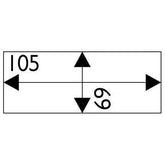 Weldtronic - Lens Inner 105x69 Pk.5 | CL10569-5