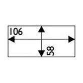 Weldtronic - Lens Inner 106x58 Pk.5 | CL10658-5