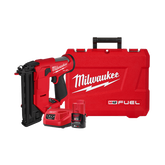 Milwaukee - M12 FUEL 18 Gauge Compact Brad Nailer Kit (1 x 3.0Ah, Case) | M12FCN18GS301C