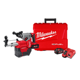 Milwaukee - M18 FUEL 26mm SDS Plus Rotary Hammer with Dust Extractor Kit (2 x 6.0Ah, HAMMERVAC 26mm, Case) | M18FHDEX602C