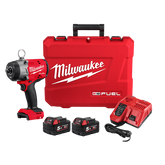 Milwaukee - M18 FUEL 1/2" High Torque Impact Wrench with Pin Detent - Gen 3 (2 x 5.0Ah, Case) Kit | M18FHIW2P12502C