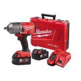 Milwaukee - M18 FUEL 1/2" High Torque Impact Wrench with Friction Ring Kit (2 x 5.0Ah) | M18FHIWF12-502C