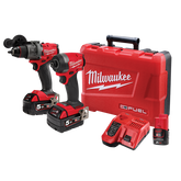 Milwaukee - M18 FUEL 2 Piece Power Pack 2A3 (M18FPD3, M18FID3) Bonus M12B2 | M18FPP2A3502C
