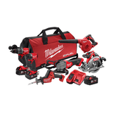 Milwaukee - M18 FUEL™ 6 Piece Power Pack 6A3 (M18FPD3, M18FID3, M18FAG125XPD, M18FHZ, M18CCS55, M18BBL) | M18FPP6A3503B