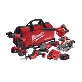 Milwaukee - M18 FUEL 6 Piece Power Pack 6A3 (M18FPD3, M18FID3, M18FAG125XPD, M18FHZ, M18CCS55, M18BBL) | M18FPP6A3503B