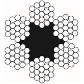 Beaver - 6mm 6X19 Fc G1570 Wire Rope Dry Lube-250 Metre Reels | 709306-250