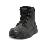 Mack - Boot Force Zip Safety Zip side Unisex Black Size 12 | MK0FORCEZBBF120