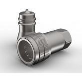 AIP - QUICK RELEASE COUPLING - POPPET ISO7241-1 A PUSH / PULL - 1/2IN FEMALE X 1/2IN BSPP | 86-QR-PAPFB-0808