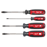 Milwaukee - USA Made Cushion Grip 4PC Screwdriver Kit Made in USA | MT200-4