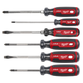 Milwaukee - USA Made Cushion Grip 6PC Screwdriver Kit Made in USA | MT200-6