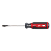 Milwaukee - USA Made Cushion Grip Slotted 1/4" x 4" Screwdriver From 4PCE & 6PCE | MT206