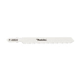 Makita Jig Saw Jigsaw Blade B-25 - Bayonet Type - 5Pk Hss 9Tpi / Rough Cut / Wood 3-60mm / Alu & Metal 3-6mm | SKU A-85765