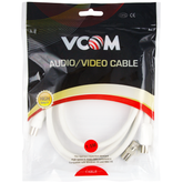 Vcom - TV RF Lead 1.5m + Female Type Female Converter | VCA008