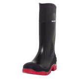 Mack - Pour Gumboot Safety PenRes PVC Unisex Black/Red UK 12 Pair | MK000POURBDF120