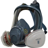 Maxisafe - Maxiguard Full Face Silicone Respirator With A1P2 Cartridges, Large | R690P-L