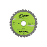 Austsaw - 135Mm (5.3In) Rotary Hacksaw Blade - 20/16/10Mm Bore - 30 Teeth