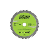 Austsaw - 185Mm (7In) Rotary Hacksaw Blade - 20/16Mm Bore - 60 Teeth
