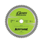 Austsaw - 250Mm (10In) Rotary Hacksaw Blade - 25.4Mm Bore - 60 Teeth