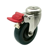 Richmond Rolling Solutions - S4418B RR4470 SWIVEL S/STEEL DUROLITE C/W BRAKE | 061SSPS4418B