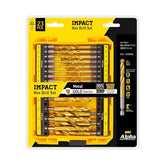 Alpha-Alpha Gold Series Impact Hex Drill Set 23 Piece