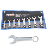 SP Tools - Spanner Set Roe Quad Drive Stubby SAE 8 Piece | SP10077