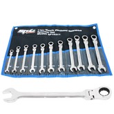 SP Tools - Spanner Set Roe Geardrive Flex Head 11 Piece Metric | SP10311