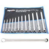 SP Tools - Spanner Set Double Ring Geardrive 12 Piece Metric | SP10412
