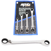 SP Tools - Spanner Set Double Geardrive Ring Reversible SAE 4 Piece | SP10454