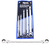 SP Tools - Spanner Set Ex Long Flex Double Ring 72T Geardrive 5 Piece SAE | SP10476